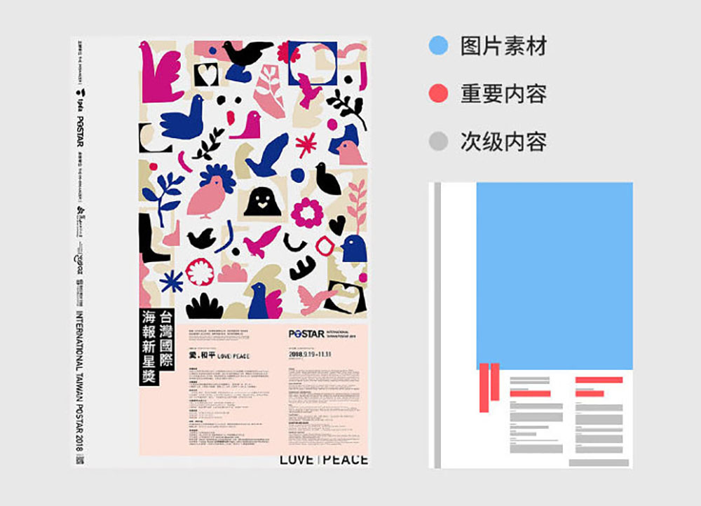 海報設計構圖